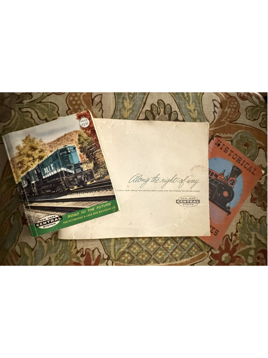 New York Central System Other - Howard Fogg P&LE Railroad Book Lot 1964 + 1936 Historical Locomotives